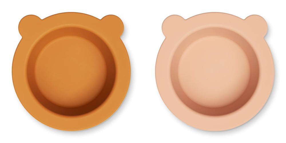 Liewood Babybord Peony Mustard/Tuscany Rose 2St - Liewood - Babywinkel - 5715335046986