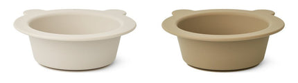 Liewood Babybord Peony Sandy/Oat 2St - Liewood - Babywinkel - 5715335046993