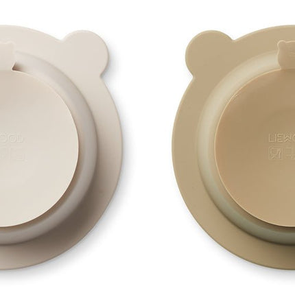 Liewood Babybord Peony Sandy/Oat 2St - Liewood - Babywinkel - 5715335046993