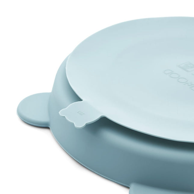 Liewood Babybord Stacy Sea Blue/Whale Blue 2St koop je bij Babywinkel