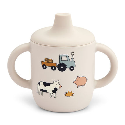 Liewood Drinkbeker Neil Sippy Cup Farm Sandy - Liewood - Babywinkel - 5715493151430