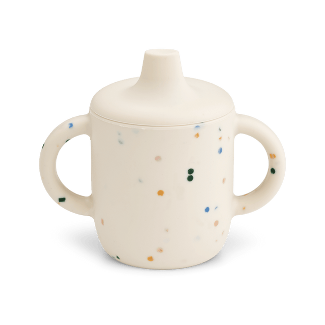 Liewood Drinkbeker Neil Sippy Cup Splash Dots Sea Shell koop je bij Babywinkel