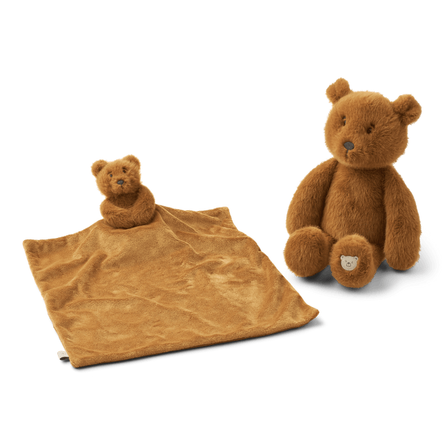 Liewood Giftbox Lillian Bear Golden Caramel koop je bij Babywinkel