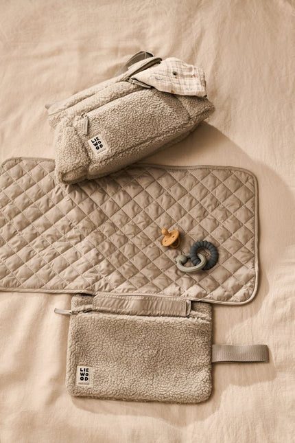 Liewood Luiertas Olivie Pile Mist koop je bij Babywinkel