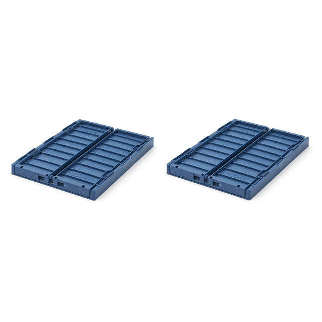Liewood Opbergbakjes Weston Indigo Blue 25Cm 2St koop je bij Babywinkel