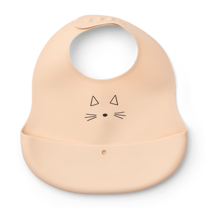 Liewood Slabbetje Ember Cat Appleblossom / Tuscany rose koop je bij Babywinkel