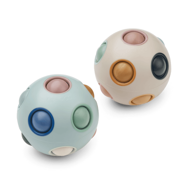 Liewood Solene Puzzelbal Ice blue multi mix 2 delig koop je bij Babywinkel