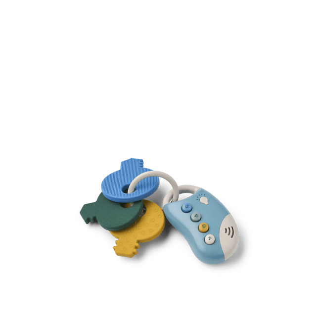 Liewood Speelgoed Sleutelbos Beach Blue Multi Mix koop je bij Babywinkel