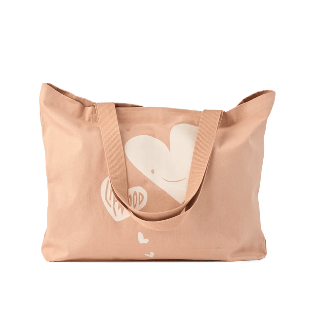 Liewood Totebag Hearts / Pale Tuscany koop je bij Babywinkel