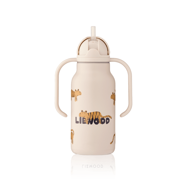 Liewood Waterfles Kimmie Tiger / Sandy 250ml koop je bij Babywinkel