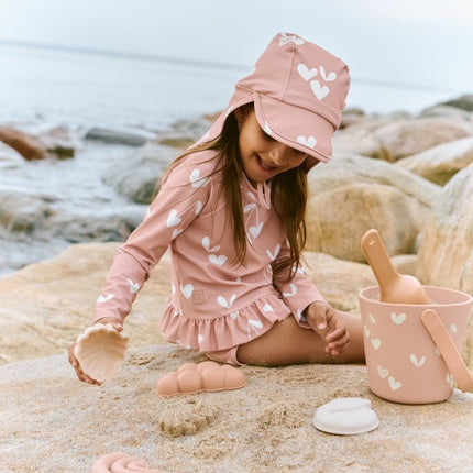 Liewood Zonnehoedje Baby Cecilia Sweethearts/Pale Tuscany koop je bij Babywinkel