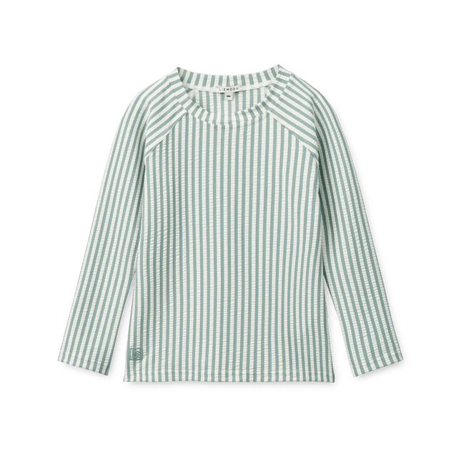 Liewood Zwemshirt Kind Seersucker Peppermint / Sandy koop je bij Babywinkel
