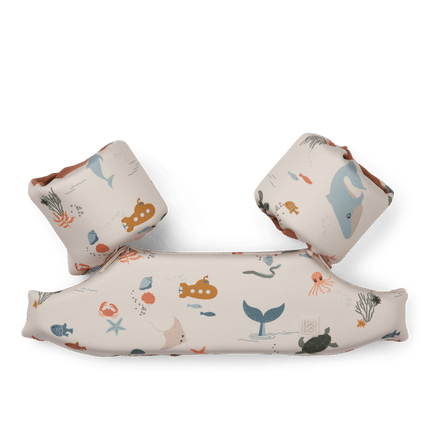 Liewood Zwemvest Darko Sea Creature Sandy koop je bij Babywinkel