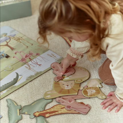 Little Dutch 6 in 1 Puzzel Safari koop je bij Babywinkel
