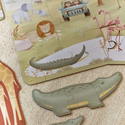 Little Dutch 6 in 1 Puzzel Safari koop je bij Babywinkel