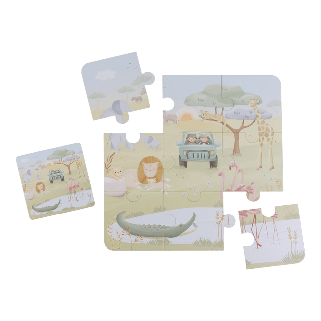 Little Dutch 6 in 1 Puzzel Safari koop je bij Babywinkel