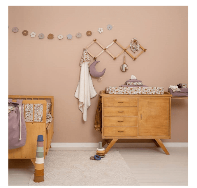 Little Dutch Aankleedkussenhoes Duitsland Pure Mauve - Little Dutch - Babywinkel - 8718734812111