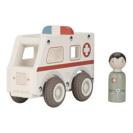Little Dutch Ambulance Met Pegdoll koop je bij Babywinkel