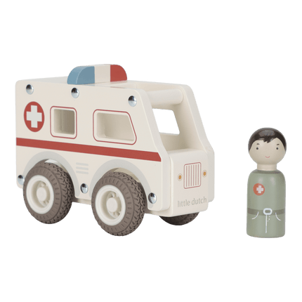 Little Dutch Ambulance Met Pegdoll koop je bij Babywinkel
