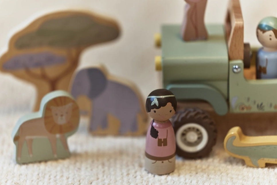 Little Dutch Auto Met Dieren Safari koop je bij Babywinkel