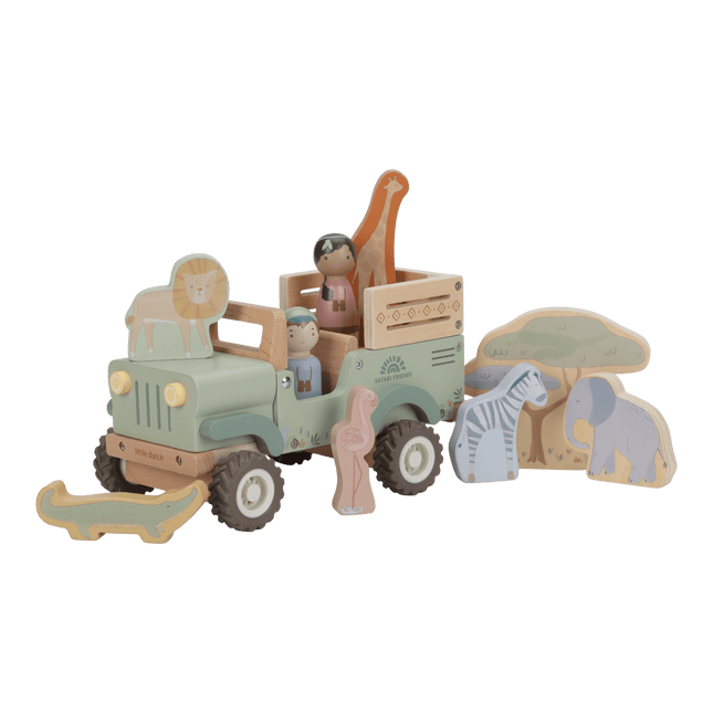 Little Dutch Auto Met Dieren Safari koop je bij Babywinkel