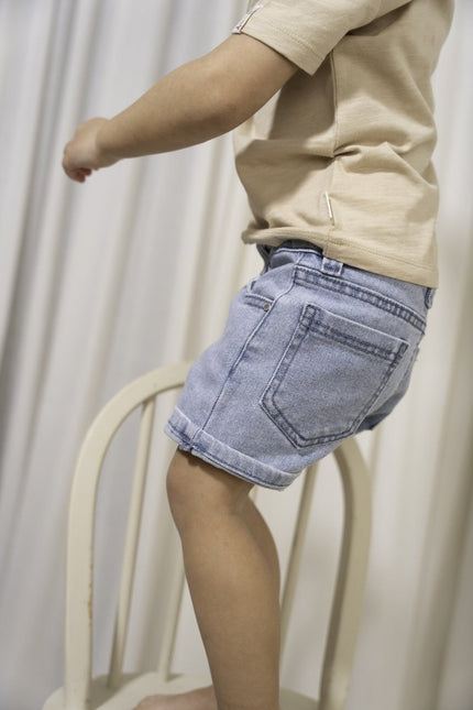 Little Dutch Baby Broekje Kort Denim - Little Dutch - Babywinkel - 8720847026026