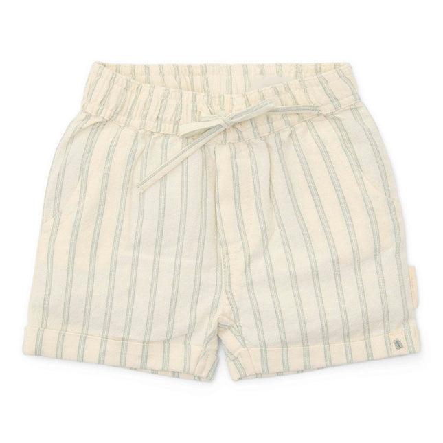 Little Dutch Baby Broekje Kort Forest Green Stripe - Babywinkel - 8721122576977