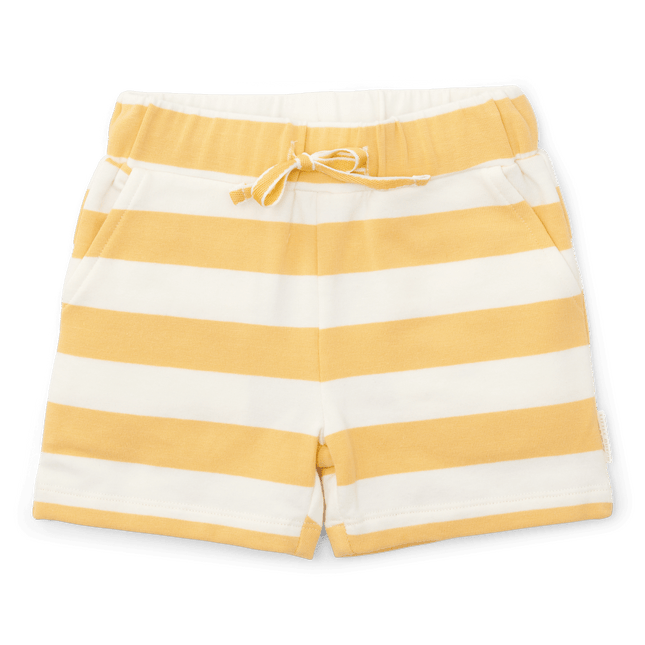 Little Dutch Baby Broekje Kort Sunny Yellow Stripes - Little Dutch - Babywinkel - 8720847026200