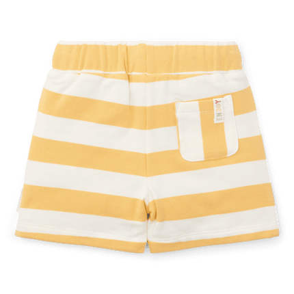 Little Dutch Baby Broekje Kort Sunny Yellow Stripes - Little Dutch - Babywinkel - 8720847026200