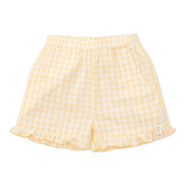 Little Dutch Baby Broekje Kort Sunshine Checks - Little Dutch - Babywinkel - 8720986870214