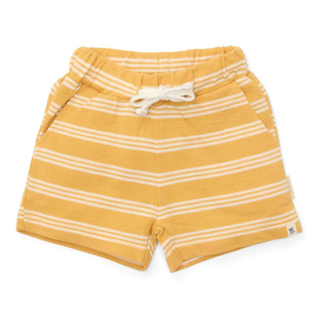 Little Dutch Baby Broekje Kort Yellow Stripe - Babywinkel - 8721122576854