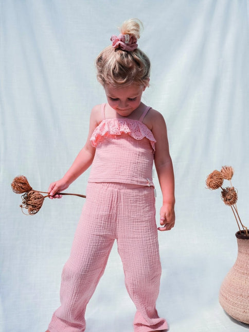 Little Dutch Baby Broekje Mousseline Flower Pink - Little Dutch - Babywinkel - 8720847027573