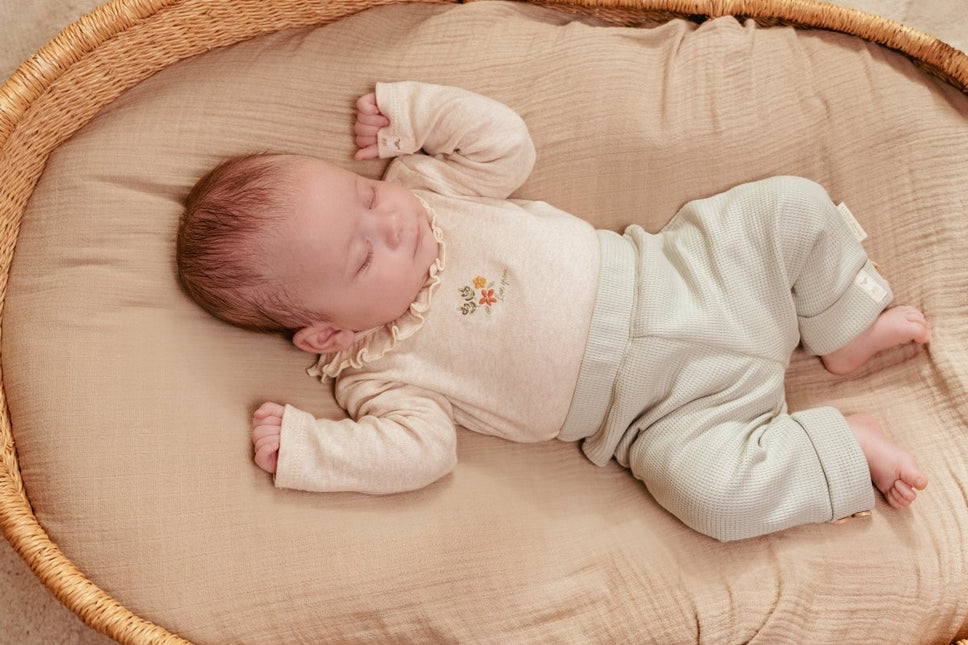 Little Dutch Baby Broekje Wafel Soft Green - Little Dutch - Babywinkel - 8720986874076
