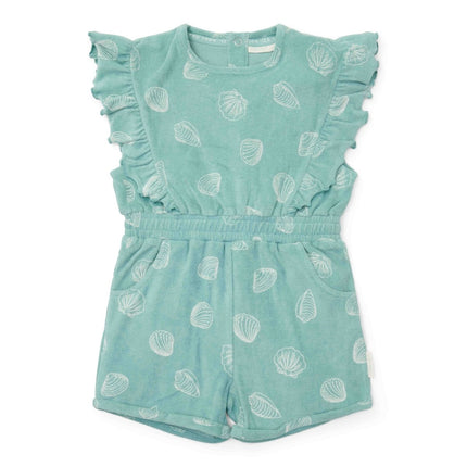 Little Dutch Baby Jumpsuit Ocean Treasures Surf Blue - Babywinkel - 8721122575444