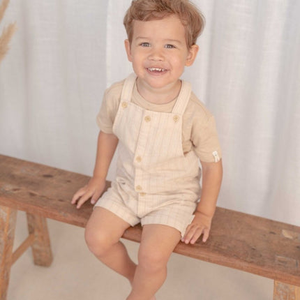 Little Dutch Baby Jumpsuit Sand Stripes - Little Dutch - Babywinkel - 8720847026385