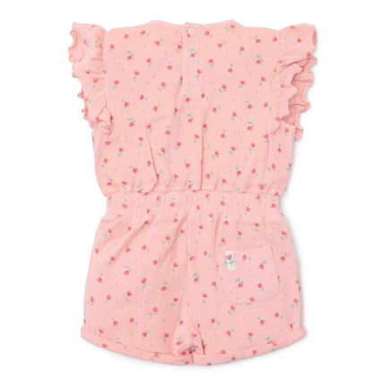 Little Dutch Baby Jumpsuit Sunny Flowers Blush Pink - Babywinkel - 8721122575406