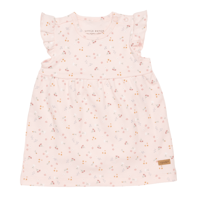 Little Dutch Baby Jurkje Lange Mouwen Ruches Little Pink Flowers - Little Dutch - Babywinkel - 8720168539410