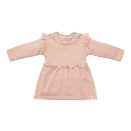 Little Dutch Baby Jurkje Lange Mouwen Soft Rose - Little Dutch - Babywinkel - 8720986875783