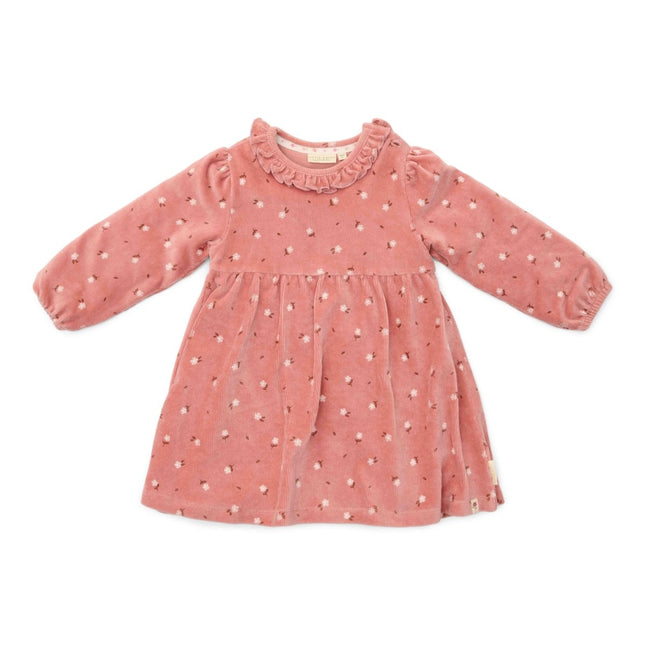 Little Dutch Baby Jurkje Lange Mouwen Warm Rose Flowers - Little Dutch - Babywinkel - 8720986875844