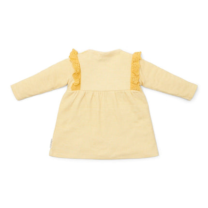 Little Dutch Baby Jurkje Warm Yellow Check Lange Mouw - Little Dutch - Babywinkel - 8720986874014