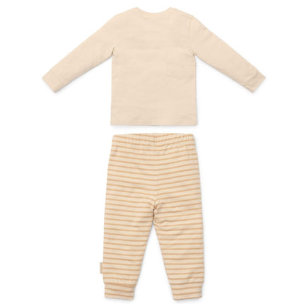 Little Dutch Baby Pyjama Natural Stripes 2 Delig - Little Dutch - Babywinkel - 8720986878333