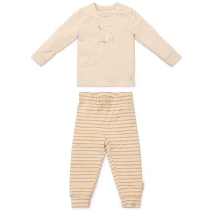 Little Dutch Baby Pyjama Natural Stripes 2 Delig - Little Dutch - Babywinkel - 8720986878333