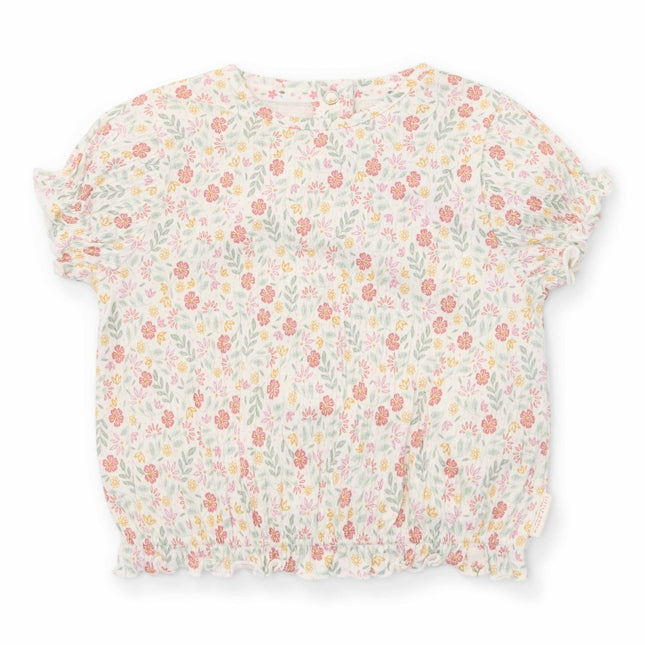Little Dutch Baby Shirt Korte Mouw Bloemen - Babywinkel - 8721122577363