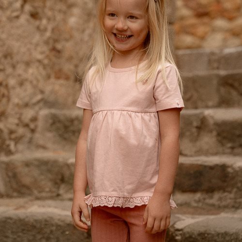Little Dutch Baby Shirt Korte Mouw Lotus - Babywinkel - 8721122577240