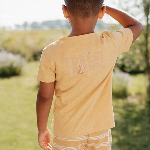 Little Dutch Baby Shirt Korte Mouw Yellow - Babywinkel - 8721122575710