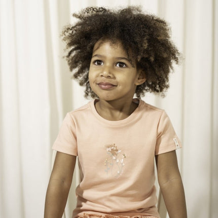 Little Dutch Baby Shirt Korte Mouwen Flower Pink - Little Dutch - Babywinkel - 8720847027214