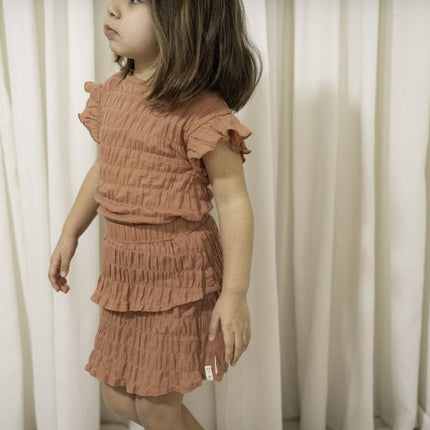 Little Dutch Baby Shirt Korte Mouwen Rose Pink - Little Dutch - Babywinkel - 8720847026910
