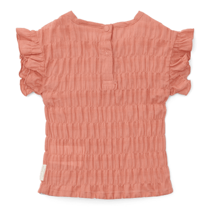 Little Dutch Baby Shirt Korte Mouwen Rose Pink - Little Dutch - Babywinkel - 8720847026910