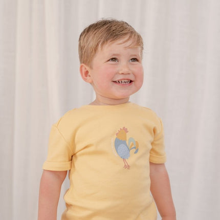Little Dutch Baby Shirt Korte Mouwen Sunny Yellow - Little Dutch - Babywinkel - 8720847025661