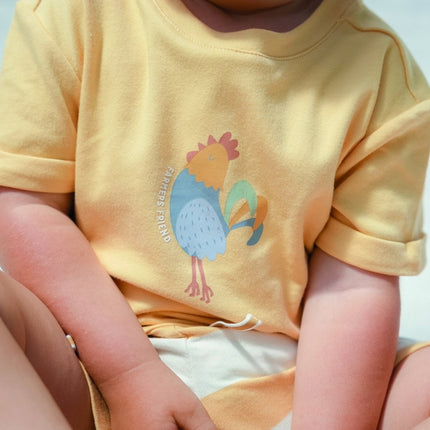 Little Dutch Baby Shirt Korte Mouwen Sunny Yellow - Little Dutch - Babywinkel - 8720847025661